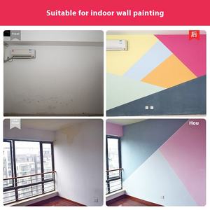 สีน้ำยางขนแปรงสำหรับใช้ในครัวเรือนในร่มสีขาวสำหรับใช้ในการซ่อมแซมผนังภายในด้วยการพ่นอีพ็อกซี่ - Product Image 4