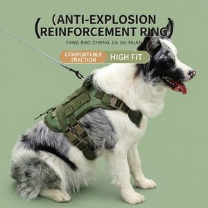 Nuevo Arnés Táctico Impermeable <span class=keywords><strong>para</strong></span> <span class=keywords><strong>Perros</strong></span> <span class=keywords><strong>de</strong></span> Mediana y Gran Talla, con <span class=keywords><strong>Correa</strong></span> <span class=keywords><strong>para</strong></span> el Pecho y la Espalda, <span class=keywords><strong>para</strong></span> Uso en Exteriores - Product Image 3