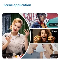Q8 Magnetischer drahtloser omni direktion aler Lavalier-Mikrofon-Typ-C-Anschluss für Live-Streaming von Mobiltelefonen im Freien