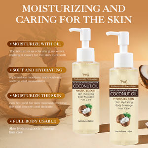 Aceite Corporal de Coco TWG, Superventas, Todo en Uno, 120 ml, Aceite Hidratante para Masajes Corporales, Aceite Corporal Humectante de Coco - Product Image 4