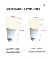 Ampoule LED Dimmable Sans Scintillement E26 120V Spectre Complet CRI97 Lumière Naturelle pour Bureau Chambre Photographie
