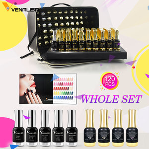 <span class=keywords><strong>Kit</strong></span> de vernis à ongles en gel <span class=keywords><strong>professionnel</strong></span> pour la vente en gros, 120 pièces, ensemble <span class=keywords><strong>complet</strong></span> pour salon de manucure, gel UV 12 ml - Product Image 4