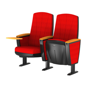 Fauteuil de cinéma Ausnutria JHR-P avec accoudoirs pour utilisation en auditorium scolaire - Product Image 1