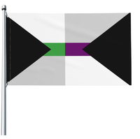 Drapeau Vore Pride en polyester bon marché 3 x 5 pieds pour la décoration de jardin et de cour