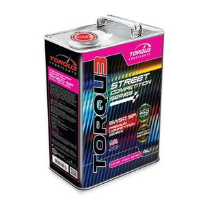 TORQU3 Street Competition Huile lubrifiante liquide entièrement synthétique 5W50 API SP 4L & 20W50 SAE Huile moteur anti-usure certifiée ISO - Product Image 1