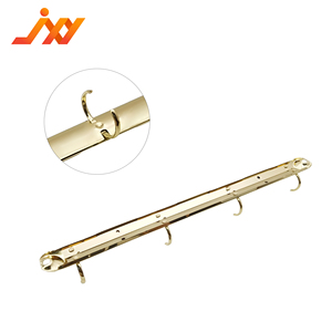 Cơ chế kết dính 4 lỗ kim loại 4 vòng với xử lý bề mặt vàng nhẹ và kẹp màu bạc - Product Image 5