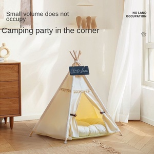 Universal Four Seasons Cat House Kennel <span class=keywords><strong>Pod</strong></span> Winter Warm Extraíble Lavable Cerrado Cama para gatos para perros Embalado en cartón - Product Image 2