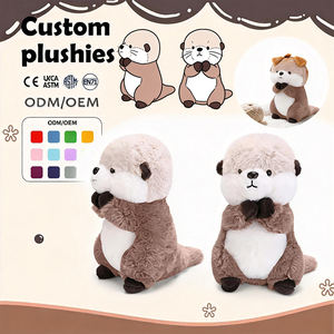 CPCカスタムぬいぐるみOEM/ODM無料サンプルぬいぐるみカワウソおもちゃ - Product Image 1
