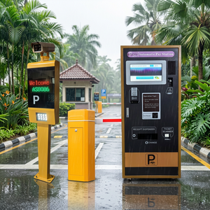 Sistema de gestión de aparcamiento inteligente llave en mano con barrera de reconocimiento automático de matrículas y quiosco de autoservicio para centros comerciales - Product Image 1