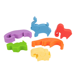 Cảm Giác Mới Đến Lắp Ráp 6Pcs Silicone Xếp Chồng Cup Hình Dạng Cảm Giác Giáo Dục Trẻ Sơ Sinh Khối Xây Dựng Bé Đồ Chơi Cho Bé Quà Tặng - Product Image 2