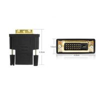 Oro HDTV hembra (24 + 1) Monitor Dual 4K 60 USB-C Monitor adaptador Coaxial Socket fibra óptica PVC Polybag combinación Stock