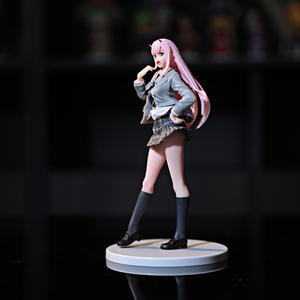 Alta calidad personalizado 2024 OEM PVC resina juguetes acción y juguete bonitas niñas cero dos uniforme escolar figuras de anime de pie - Product Image 5