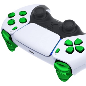 Substituição D-pad <span class=keywords><strong>R1</strong></span> <span class=keywords><strong>L1</strong></span> <span class=keywords><strong>R2</strong></span> <span class=keywords><strong>L2</strong></span> Gatilhos Opções de Compartilhar Botão Rosto Cromado Verde Botão Conjunto Completo para Controlador PS5 BDM-030/040/050 - Product Image 3