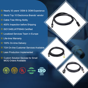 Cabo de Rede Industrial M12 4 Pinos Macho para <span class=keywords><strong>RJ45</strong></span> Macho, Blindado e à Prova d'Água, para Câmera de Sensor de Automação - Product Image 4