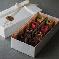 Nouveauté : Emballage alimentaire écologique, imperméable, mat, gaufré, pliable, pour cheesecake, éclairs, pâtisserie feuilletée, brownies