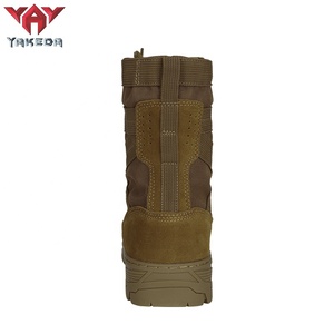 Scarpe da Combattimento Yakeda Desert Assault, Stivali da Lavoro in Pelle Scamosciata, Stivali Tattici <span class=keywords><strong>Coyote</strong></span> per Viaggi ed Escursioni, Stivali Tattici in Gomma per Operatori - Product Image 5