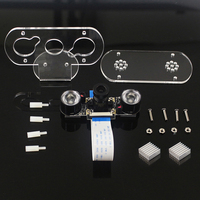 Caméra Raspberry Pi 4 Modèle B 8 en 1, caméra de vision nocturne, caméra 60/130 degrés + 50 cm FFC pour Raspberry Pi 4B / 3B+ / 3B / Zero W
