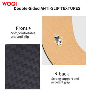 เสื่อโยคะ WOQI TPE หนา 6 มม. กันลื่น พับได้ พกพาสะดวก สำหรับออกกำลังกายที่บ้าน - Product Image 5