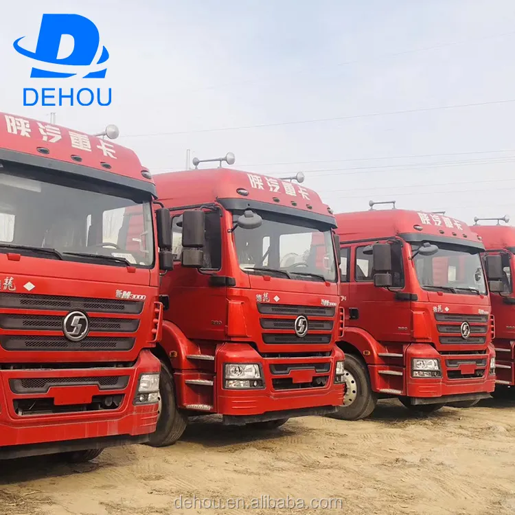 مبيعات رائجة 6x4 مستعملة العلامة التجارية الصينية Howo شاحنة مقطورة جرار 375hp