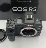 Appareil photo cinéma hybride R5 2026 95% neuf avec capteur CMOS plein format, vidéo 4K, carte SD, appareil photo professionnel économique avec écran >3 pouces