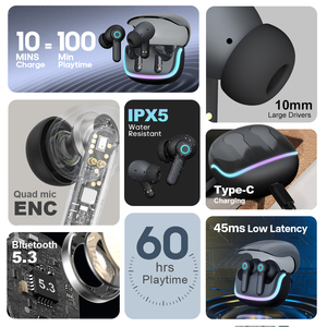 G07 ワイヤレスイヤホン HIFI Hi-Fi対応 <span class=keywords><strong>Bluetooth</strong></span>イヤホン 高音質 オーディオ機器 - Product Image 3