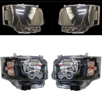 Hiace 2014-2018 lentille de phare led clair lampe frontale lentille crique voiture quantique couvercle de lampe frontale pièces automobiles