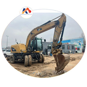 Excavadora de Ruedas Original M313D Cat M312 M315 M318 M320 de Segunda Mano Usada, Excavadora Mediana Caterpillar M315D2 Japonesa en Venta - Product Image 1