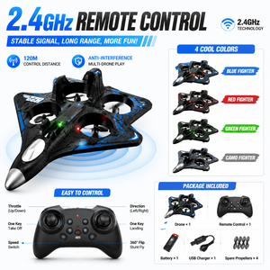 <span class=keywords><strong>Avion</strong></span> RC Drone Quadricoptère en Mousse Télécommandé, <span class=keywords><strong>Avion</strong></span> de Chasse à Voilure Fixe, Jouet de <span class=keywords><strong>Vol</strong></span> Acrobatique OEM ODM B2B - Product Image 4