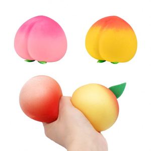 Vente en gros d'usine - Jouet anti-stress en forme de pêche en matériau TRP, personnalisable, unisexe - Product Image 1