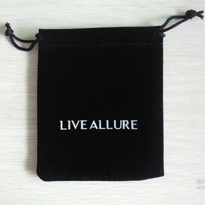 Sac à cordon Proluxe, pochette en velours doré personnalisée, sac promotionnel pour petits cadeaux, emballage en velours avec logo personnalisé - Product Image 4