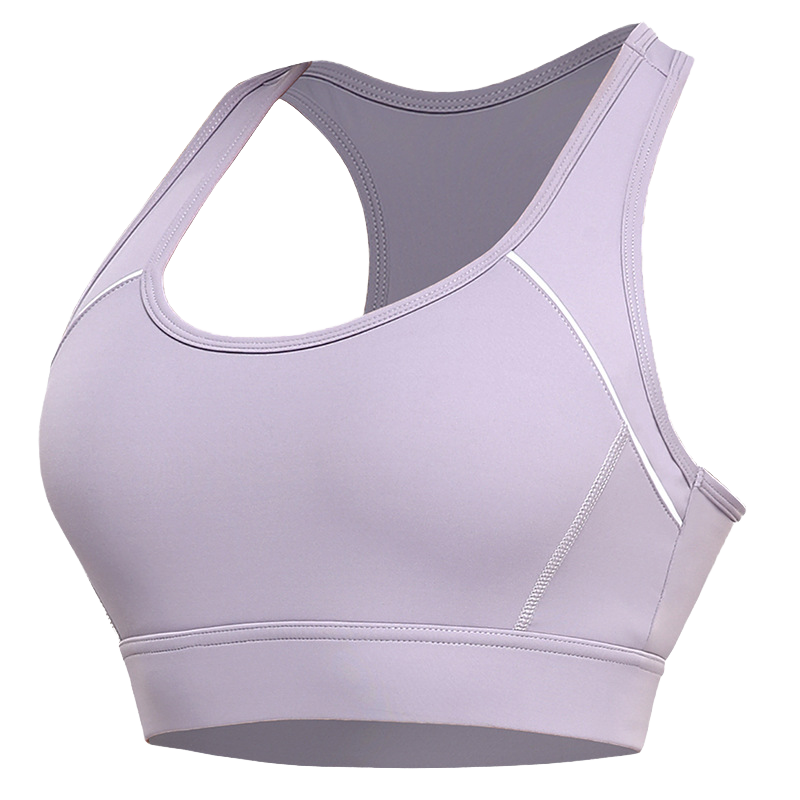 Manufacturer-Direct Customizable Simple Sports Bra Adjustable Straps Medium Support Spandex/Polyester Material Breathable