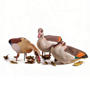 Señuelos de Caza de Gansos Plegables 3D de EVA al por Mayor, Flotador de Plástico Suave con Pie Naranja - Product Image 1