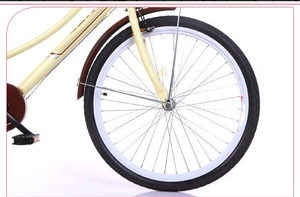 Xe đạp thành phố 24 inch 26 inch một tốc độ bán buôn nhà máy dành cho nam và nữ, chất liệu phuộc thép - Product Image 4