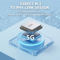 OEM Dual-Band 5G WLAN-Router mit SIM-Kartensteckplatz und 1000Mbps Gigabit-Ethernet-Anschlüssen AX3000 Geschwindigkeit für Effizientes Büro-Internet