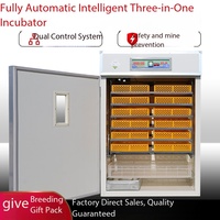 Incubateur d'œufs entièrement automatique avec contrôleur à double système pour l'écloserie avicole