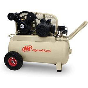 Ingersoll Rand 20 Gallon Horizontal Air Compressor Portable <b>Corded</b> <b>Electric</b> Industrial Use - Product Image 1