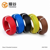 H07V-R NYA 1,5mm 2,5mm 4mm 6mm 10mm 16mm² Klasse 2 Mehradriges Cu-PVC-Einzeladerkabel 450/750V für Schalttafelverkabelung