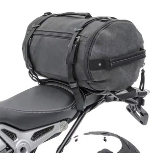 Sac à dos de moto vintage imperméable, grand format, pour bagages arrière, organisateur de coffre, sacoche de selle décontractée pour moto, échantillon gratuit - Product Image 1