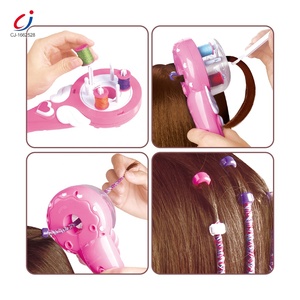 Jouets de maquillage et de <span class=keywords><strong>coiffure</strong></span> pour enfants, bricolage, machine automatique de tressage de cheveux élégante pour filles, machine de tressage de cheveux rapide pour enfants, ensemble de jouets de maquillage - Product Image 3