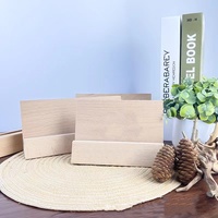 Présentoirs en Bois Écologiques pour Cartes Photos Menus, Supports d'Images pour Cartes Postales, Calendriers d'Affaires, Objets d'Artisanat en Bois, Boîtes en Bois, Enseignes Murales