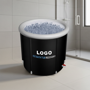 Bain de glace portable en PVC <span class=keywords><strong>gonflable</strong></span> <span class=keywords><strong>pour</strong></span> adultes avec logo personnalisé Piscine à dosette de récupération écologique <span class=keywords><strong>pour</strong></span> <span class=keywords><strong>spa</strong></span> en plongée froide - Product Image 1