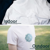 Transferencia de Calor UV vinilo cambio de Color con la luz del sol para camisetas