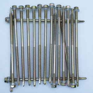 Vis autoperceuses pour panneaux sandwich, zinguées C1022, longues, pour fixation de structures en acier - Product Image 2