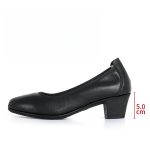 <span class=keywords><strong>Zapatos</strong></span> <span class=keywords><strong>de</strong></span> Mujer <span class=keywords><strong>de</strong></span> Lujo, <span class=keywords><strong>de</strong></span> Cuero Genuino, Cómodos, con Suela Suave, Punta Cuadrada, Estilo Slip-On, Profesionales, para Azafatas, Oficina, Verano - Product Image 4