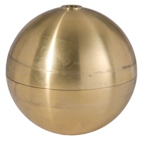 Boule de cuivre creuse de haute qualité, 12mm, diamètre variable, sphère pour la décoration artistique, la lampe de votre design