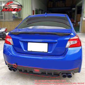 Alerón Trasero Estilo D2 en Negro Mate para Subaru Impreza 12-16 WRX STI 15-21 - Product Image 2