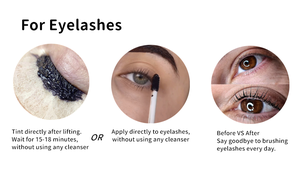 Teinte de <span class=keywords><strong>cils</strong></span> et de sourcils longue durée 10 jours Teinte de sourcils au henné imperméable à l'eau Teinte de <span class=keywords><strong>cils</strong></span> à base zéro - Product Image 3