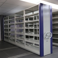 Étagère d'archives métallique personnalisée, mobilier de bureau commercial moderne, optimisation de l'espace, classeur mobile, couleurs variées
