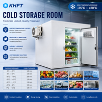KHFT Competitieve Prijs Ultra-lage Temperatuur Kleine Mobiele Commerciële Koelcel Opslagruimte Voedselkoelcel