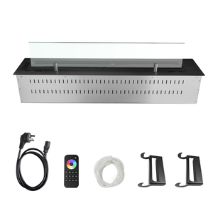 <span class=keywords><strong>Cheminée</strong></span> <span class=keywords><strong>électrique</strong></span> à vapeur d'eau artificielle avec flamme LED factice de 48 pouces, flamme 3D, vapeur d'eau automatique, <span class=keywords><strong>120</strong></span> <span class=keywords><strong>cm</strong></span> - Product Image 4